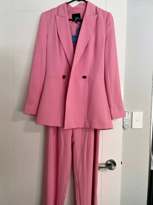 Pink Blazer and Pant Set